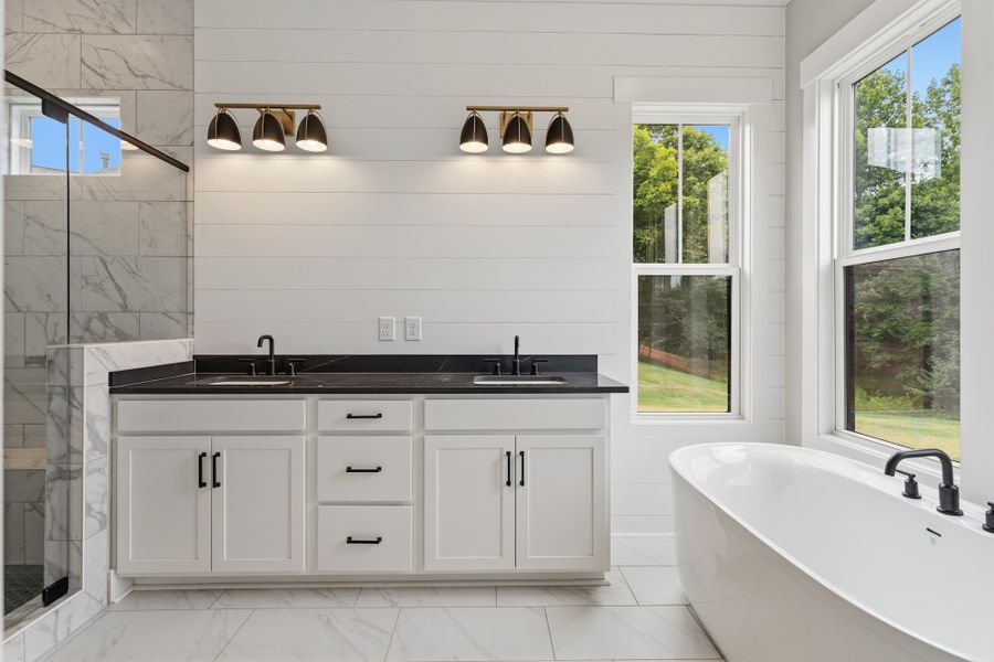 Furnished interior in a model home at Greenpond Acres in Woodruff (Image 7).