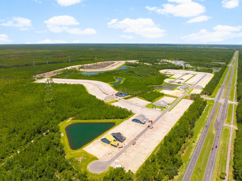 Site preparation and early development at Salt Grass at Ward Creek in Panama City Beach, FL (Image 83). Site preparation and early development at Salt Grass at Ward Creek in Panama City Beach, FL (Image 83).