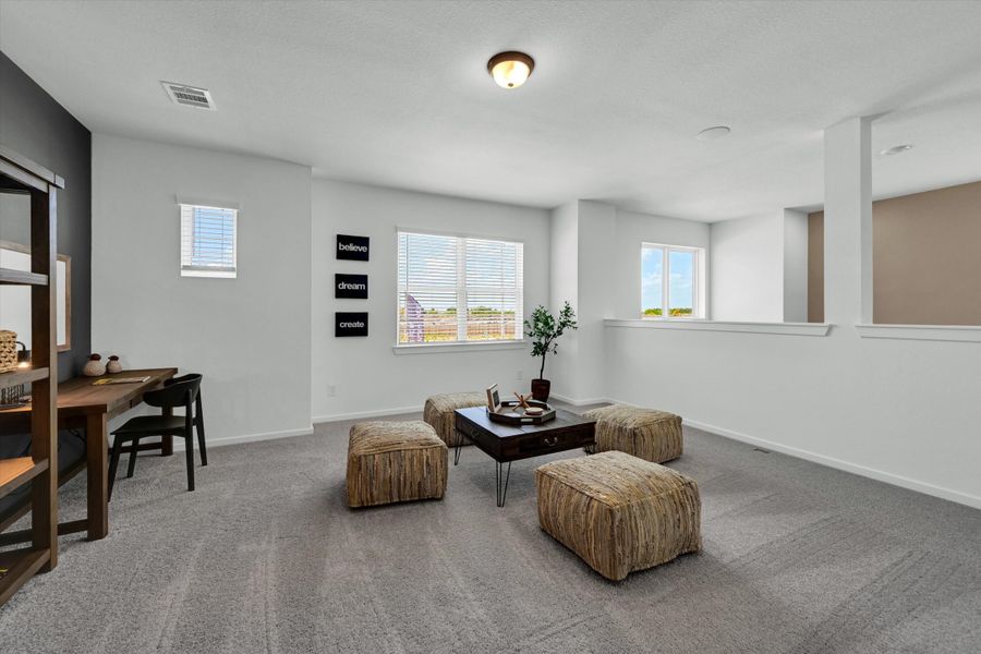 Furnished interior in a model home at La Segarra 40' in Brookshire (Image 41). Furnished interior in a model home at La Segarra 40' in Brookshire (Image 41).