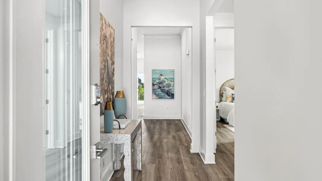 Furnished interior in a model home at WindMark Beach Emerald Series in Port Saint Joe (Image 8). Furnished interior in a model home at WindMark Beach Emerald Series in Port Saint Joe (Image 8).