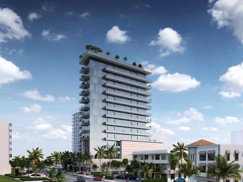 Condo located in 880 71st Street, Miami Beach, highlighting architectural design (Image 5). Condo located in 880 71st Street, Miami Beach, highlighting architectural design (Image 5).