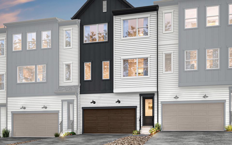 Front exterior of a home in the Archer Row community, located in Charlotte, NC (Image 2).