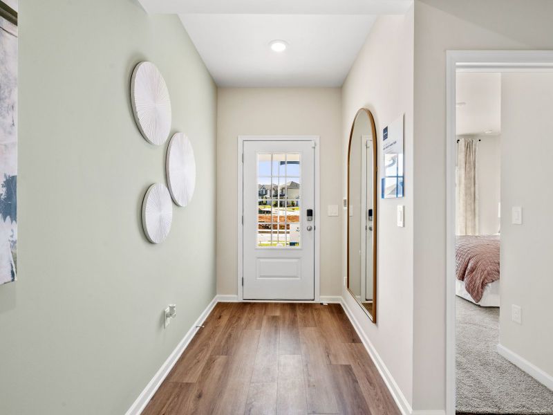 Furnished interior in a model home at Harmony Manor in Fairburn (Image 5).