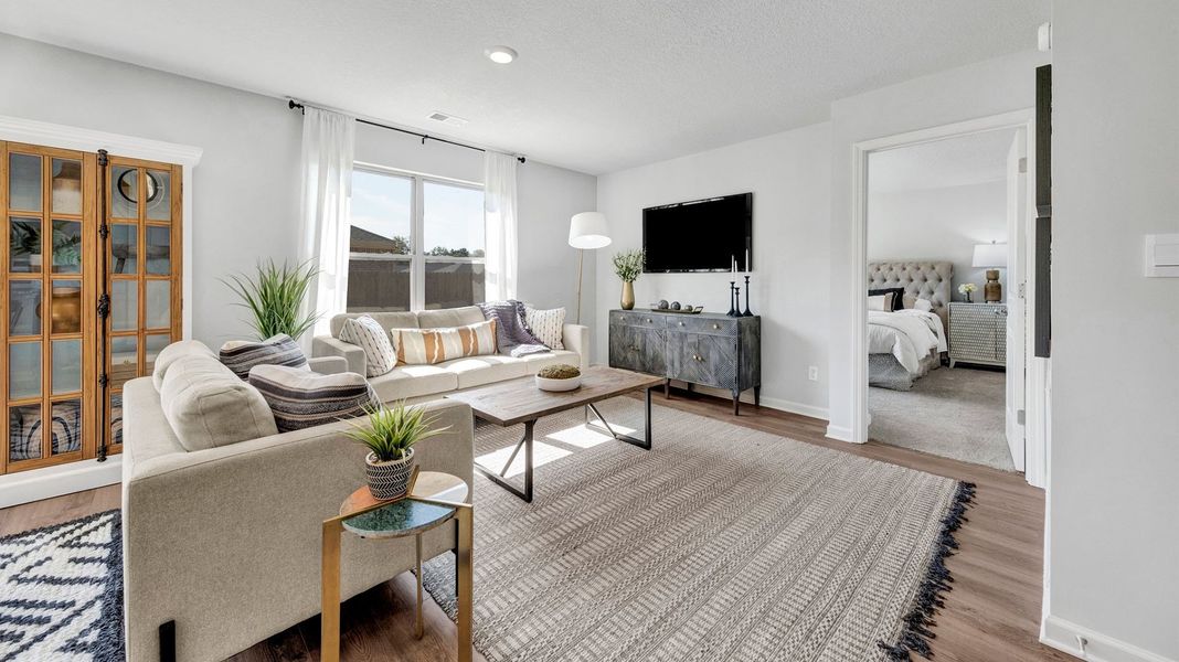 Furnished interior in a model home at Huntington Estates in Millington (Image 17).