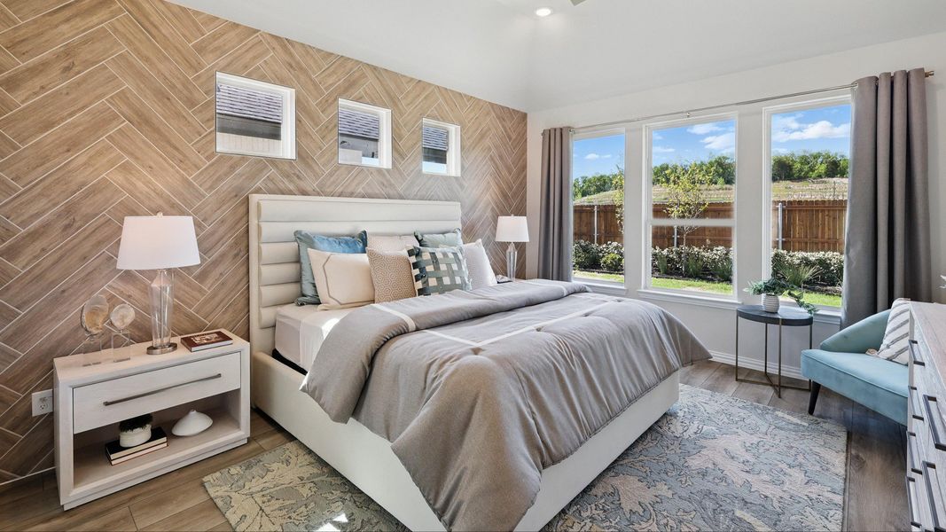 Furnished interior in a model home at Westside Preserve Premier in Midlothian (Image 27).