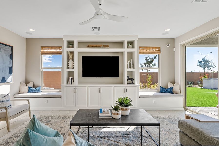 Furnished interior in a model home at Artisan at Asante Encore Collection in Surprise (Image 3).