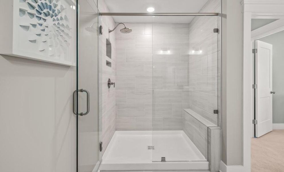 Furnished interior in a model home at The Bluffs at Pinefield Townhomes in Charleston (Image 10). Furnished interior in a model home at The Bluffs at Pinefield Townhomes in Charleston (Image 10).