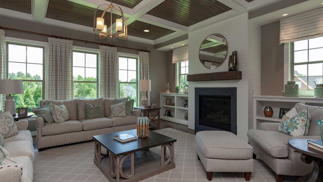 Furnished interior in a model home at The Summit at Morgan Ridge in Chapel Hill (Image 16). Furnished interior in a model home at The Summit at Morgan Ridge in Chapel Hill (Image 16).