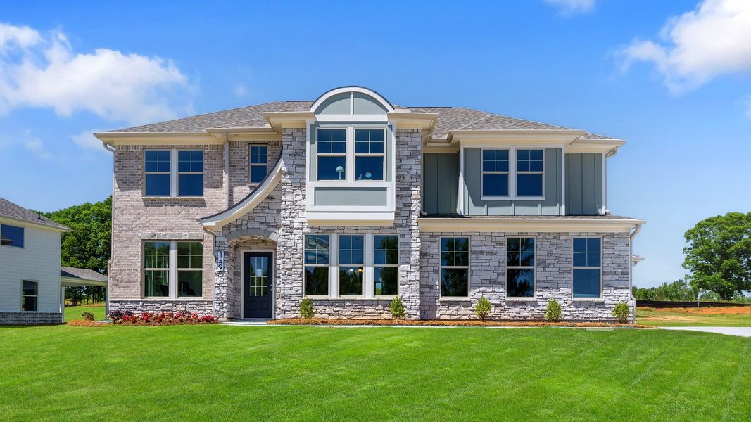 Front exterior of a home in the Brighton community, located in Locust Grove, GA (Image 15). Front exterior of a home in the Brighton community, located in Locust Grove, GA (Image 15).