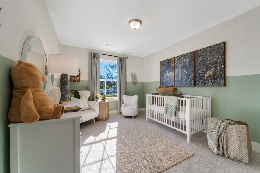 Furnished interior in a model home at Brush Creek in Fairview (Image 31).