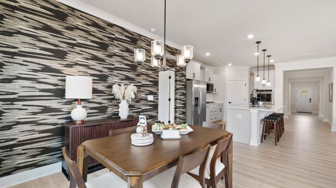 Furnished interior in a model home at Cottonwood Ridge in Piedmont (Image 31).