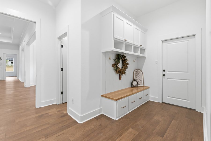 Furnished interior in a model home at Pebble Creek in College Station (Image 30). Furnished interior in a model home at Pebble Creek in College Station (Image 30).