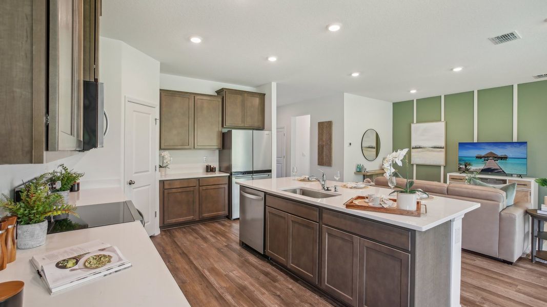 Furnished interior in a model home at Angeline in Land O' Lakes (Image 20). Furnished interior in a model home at Angeline in Land O' Lakes (Image 20).