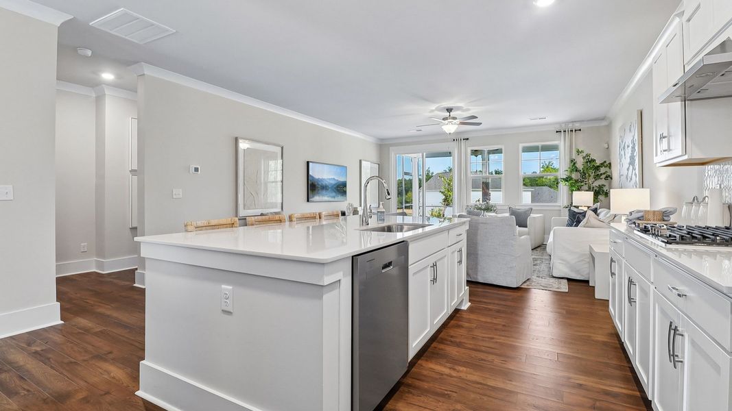Furnished interior in a model home at Shell Pointe in Gilbert (Image 16).