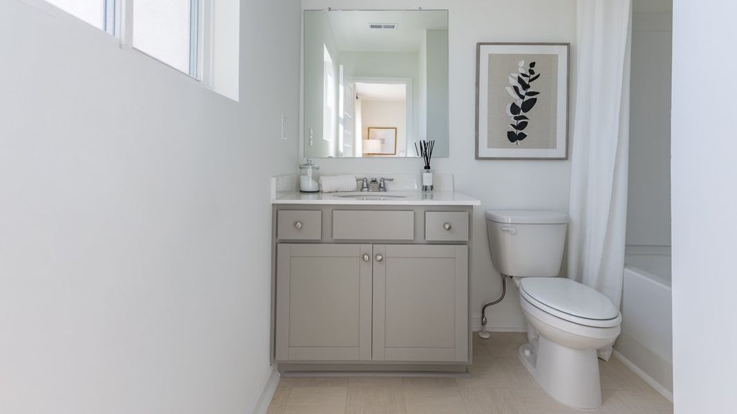 Furnished interior in a model home at Mableton Station in Mableton (Image 25). Furnished interior in a model home at Mableton Station in Mableton (Image 25).