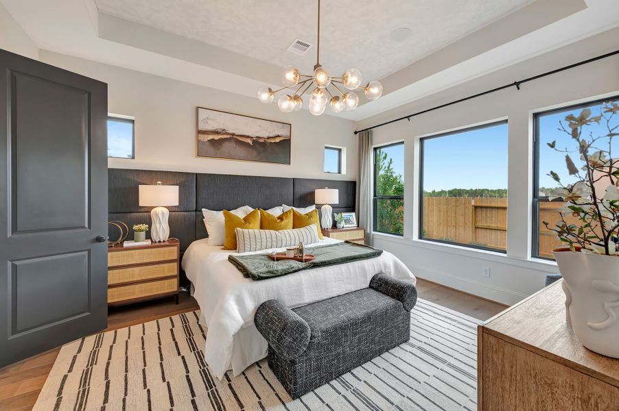 Furnished interior in a model home at Audubon – Vision Collection in Magnolia (Image 31).