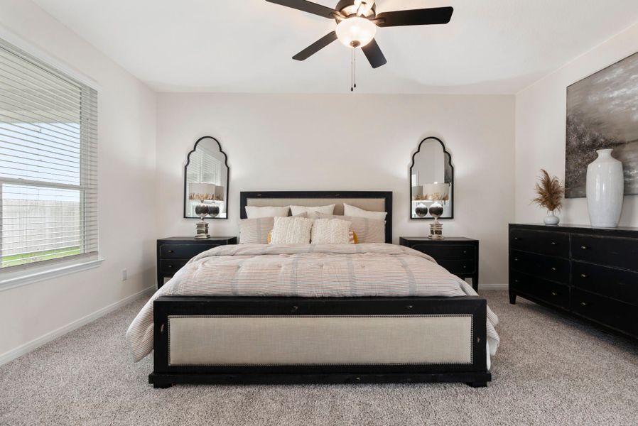 Furnished interior in a model home at The Ridge at Belle Meadows in Belton (Image 13). Furnished interior in a model home at The Ridge at Belle Meadows in Belton (Image 13).