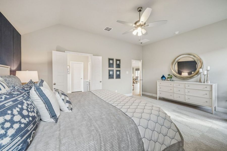 Furnished interior in a model home at Arcadia Trails in Balch Springs (Image 24).
