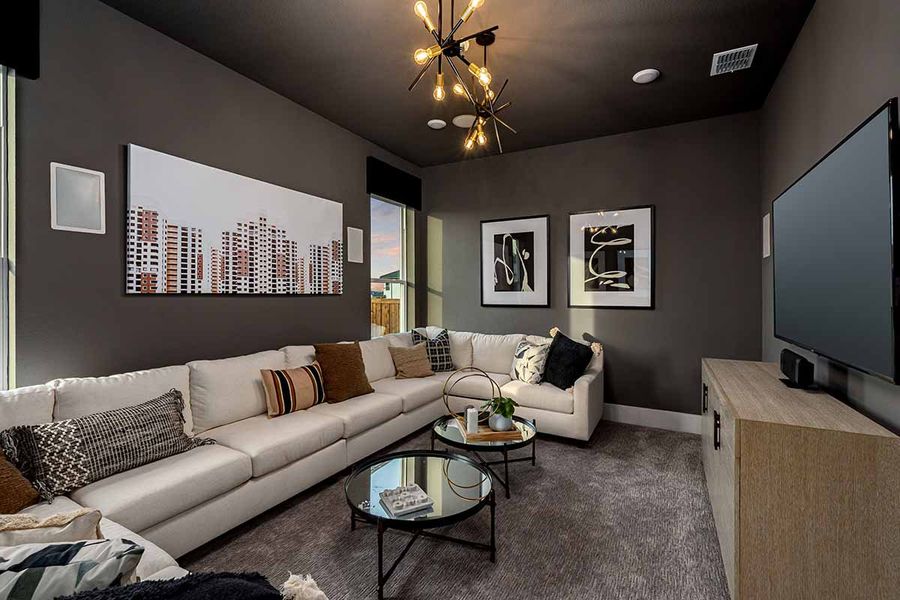 Furnished interior in a model home at Signature 74s in Frisco (Image 11). Furnished interior in a model home at Signature 74s in Frisco (Image 11).