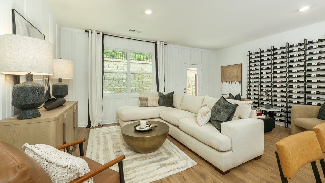 Furnished interior in a model home at Wellington Park in Lithonia (Image 6).
