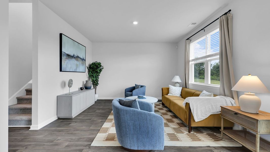 Furnished interior in a model home at The Ranch in Holly Hill (Image 9).