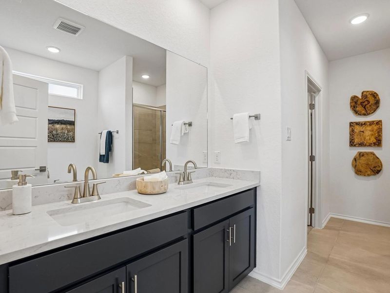 Furnished interior in a model home at Morgan Meadows in San Antonio (Image 12). Furnished interior in a model home at Morgan Meadows in San Antonio (Image 12).
