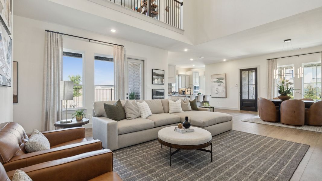 Furnished interior in a model home at Hazelwood 40' Series in Frisco (Image 36). Furnished interior in a model home at Hazelwood 40' Series in Frisco (Image 36).