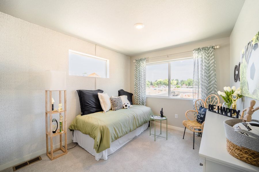 Furnished interior in a model home at Timnath Ranch in Timnath (Image 22). Furnished interior in a model home at Timnath Ranch in Timnath (Image 22).