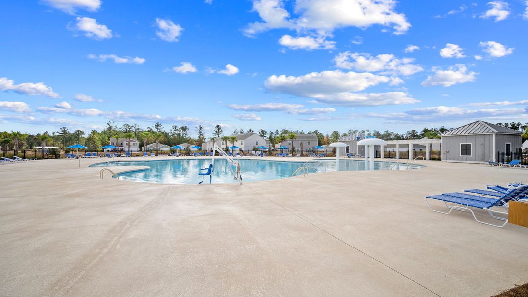 Front exterior of a home in the The Pines at New Hampstead community, located in Savannah, GA (Image 7).