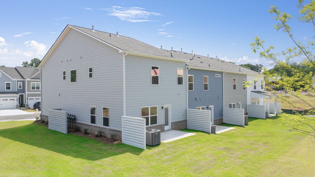 Townhome Back Patios