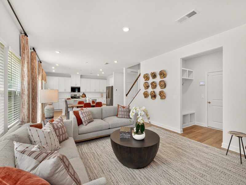 Our open-concept floorplan makes hosting a breeze.