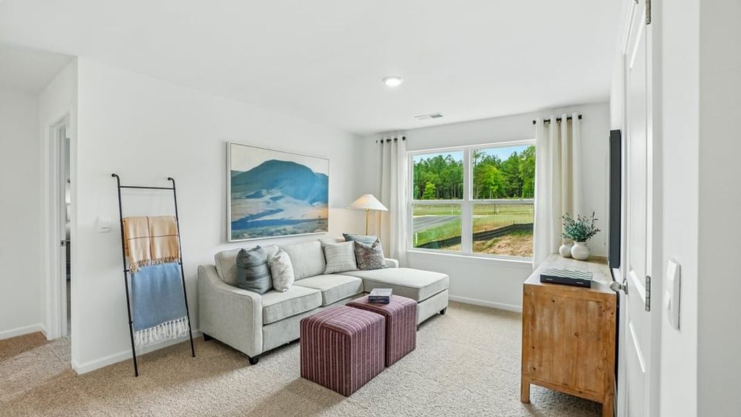Furnished interior in a model home at Hawley Glen in Lillington (Image 9).