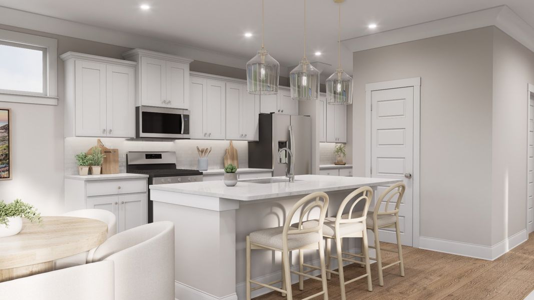 Furnished interior in a model home at Rivers Reach in Yemassee (Image 25). Furnished interior in a model home at Rivers Reach in Yemassee (Image 25).