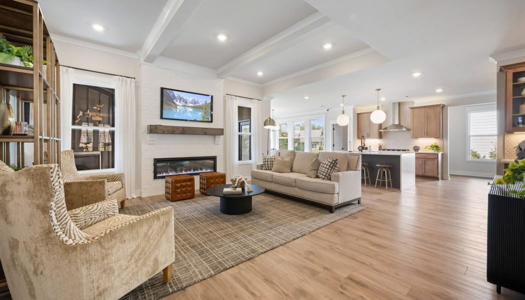 Furnished interior in a model home at Ponderosa Farms Manor in Gainesville (Image 16). Furnished interior in a model home at Ponderosa Farms Manor in Gainesville (Image 16).