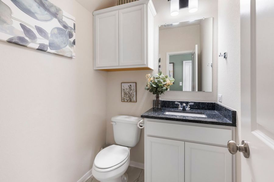 Furnished interior in a model home at Hilltop Heights in Waco (Image 14).