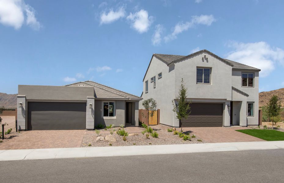 Front exterior of a home in the Upper Canyon community, located in Phoenix, AZ (Image 16).