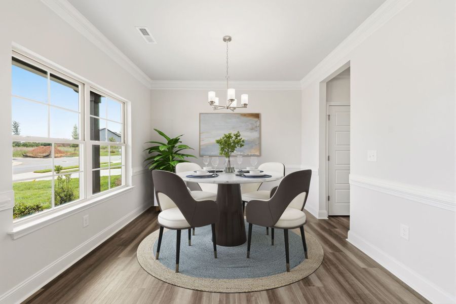 Furnished interior in a model home at Trinity Meadows in Trinity (Image 19).