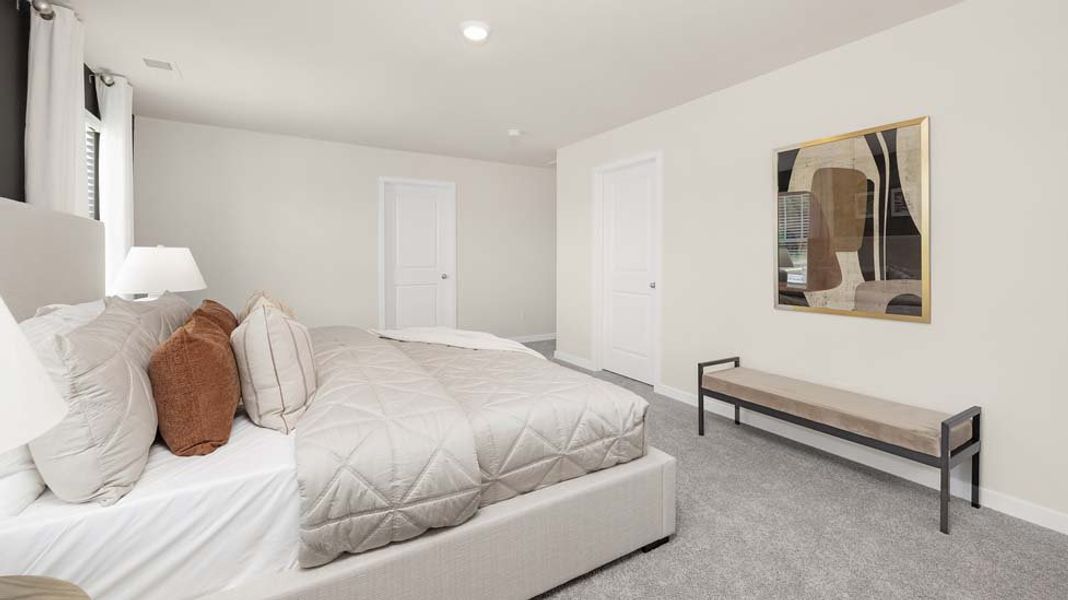 Furnished interior in a model home at Bristol Terrace in Statesville (Image 15).