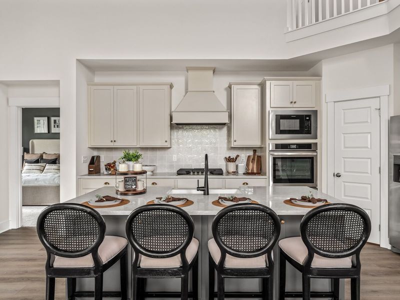 Furnished interior in a model home at Woods Crossing in Gallatin (Image 5).