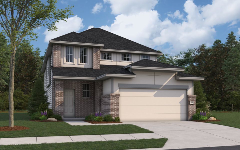 Rendering of floor plan. Colors and features may differ from shown representation.