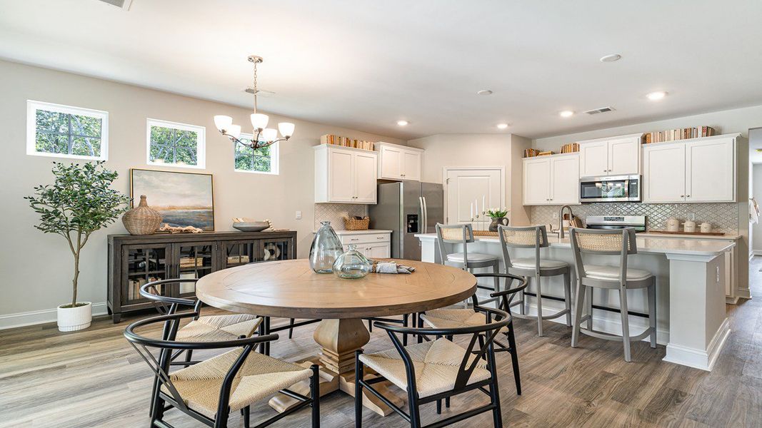 Furnished interior in a model home at Brunswick Plantation in Calabash (Image 4).