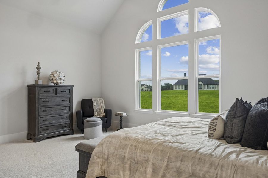 Furnished interior in a model home at Coppenger Place in Godley (Image 39).
