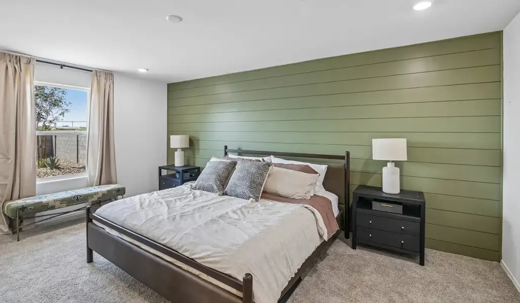 Furnished interior in a model home at Sorrel Ridge Estates in Tucson (Image 32).