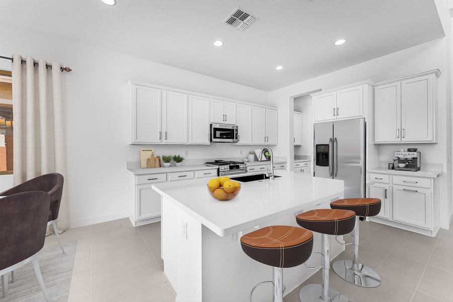 Furnished interior in a model home at La Mira Expedition Collection in Mesa (Image 26).