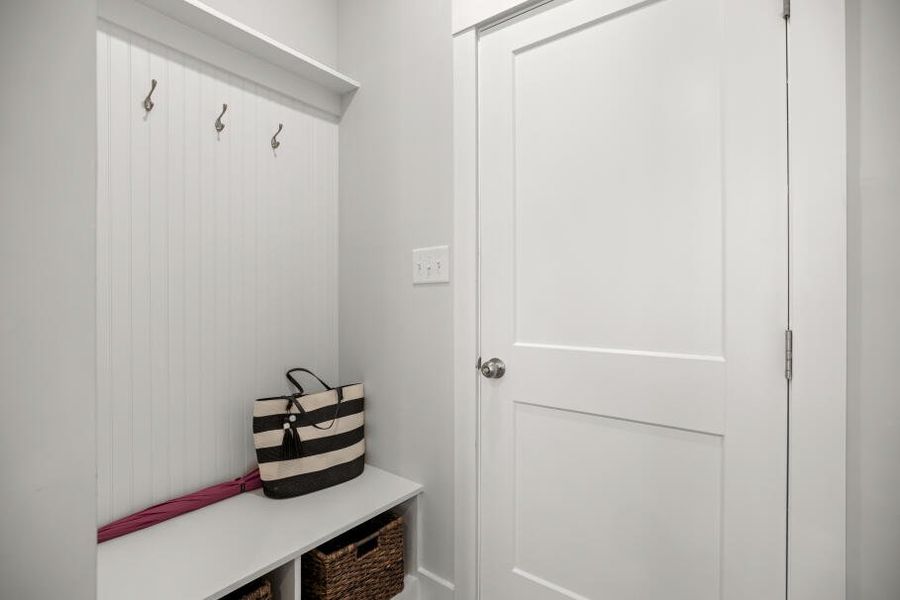 Furnished interior in a model home at Johnston Park Townhomes in Charlotte (Image 7). Furnished interior in a model home at Johnston Park Townhomes in Charlotte (Image 7).
