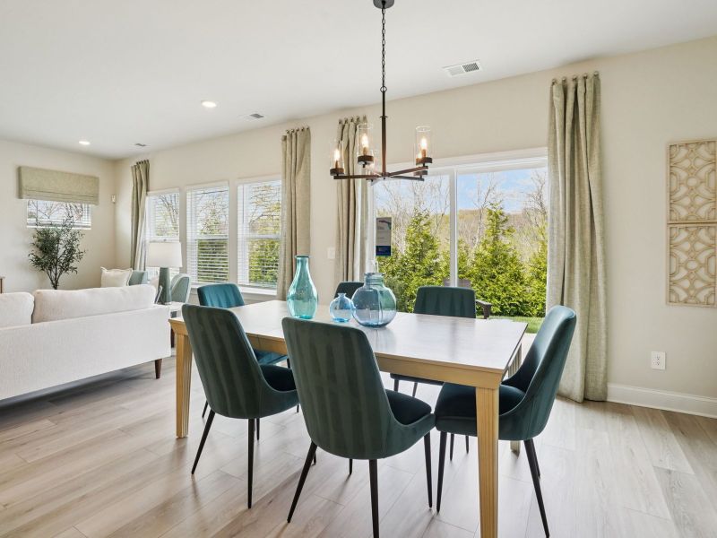 Furnished interior in a model home at Crestview - Ridge Series in Nashville (Image 8).