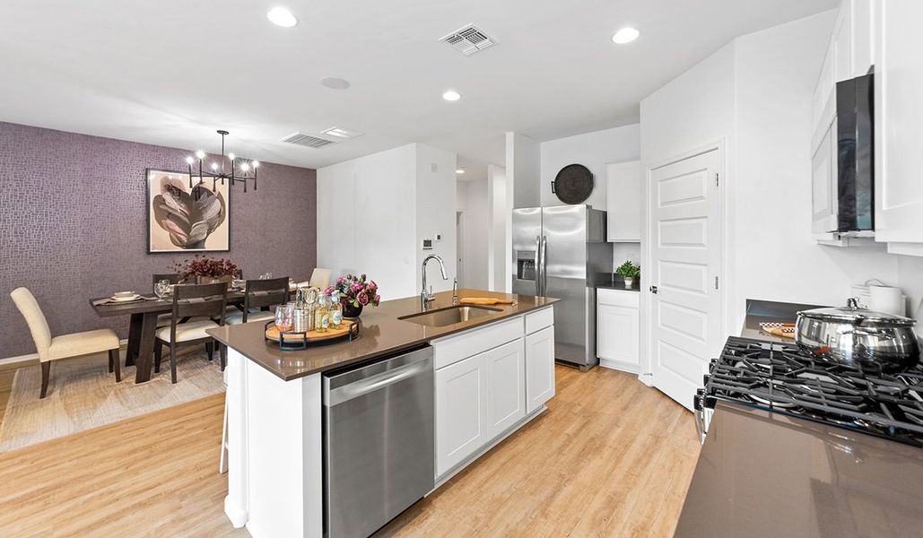 Furnished interior in a model home at Barnett Village in Marana (Image 7).