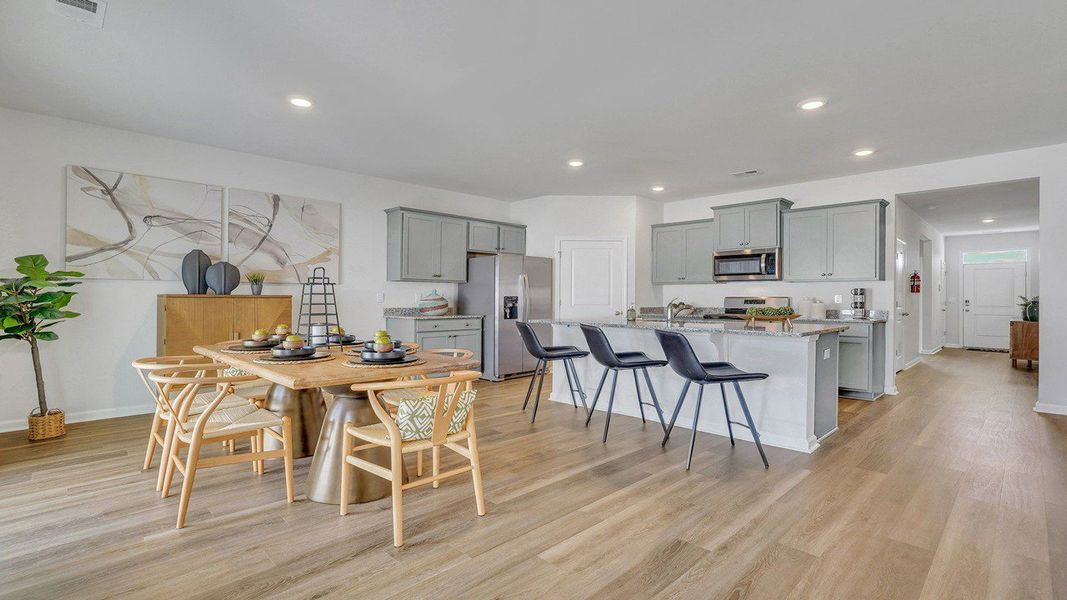 Furnished interior in a model home at Palm Ridge in Guyton (Image 7).