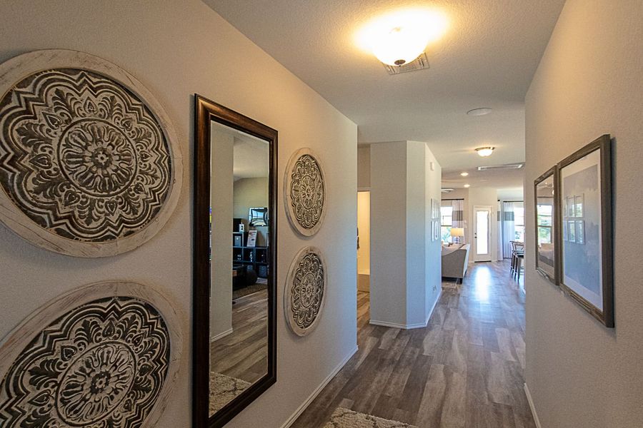 Furnished interior in a model home at Creekside Hills in Copperas Cove (Image 2).