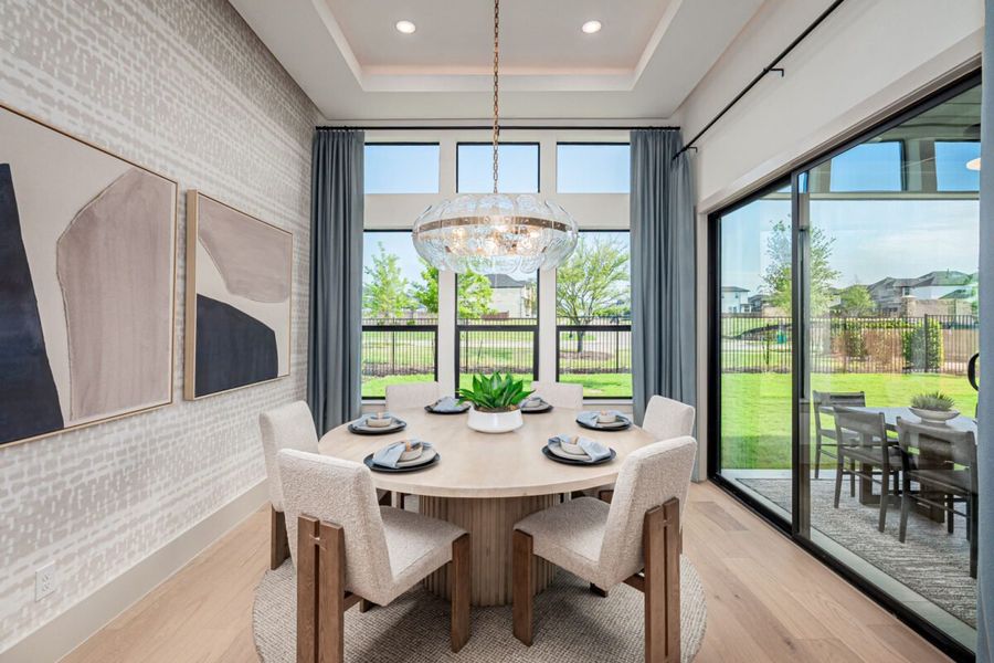 Furnished interior in a model home at Signature 64s in Frisco (Image 9). Furnished interior in a model home at Signature 64s in Frisco (Image 9).